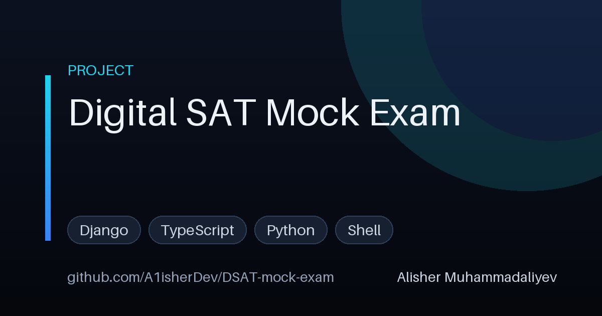 Digital SAT Mock Exam